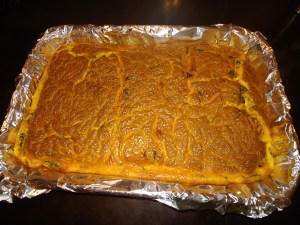 Cooked Crust-less Mexican Quiche