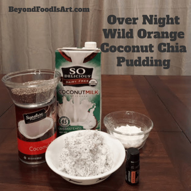 Over Night Wild Orange Coconut Chia Pudding